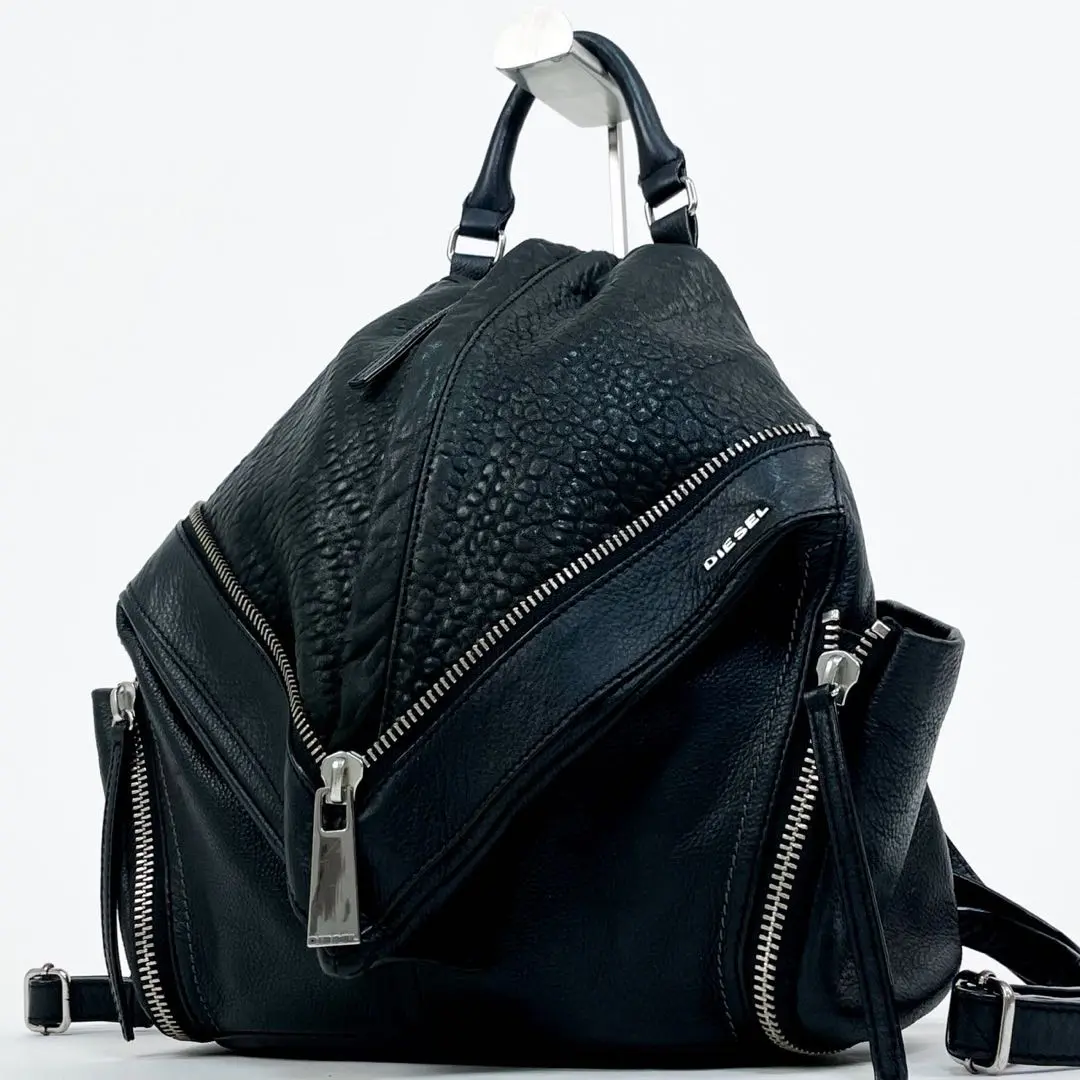 E54美品◆ディーゼル 本革：レザー/LE-MHONIC◆リュック/バックパック E54美品◇ディーゼル 本革：レザー/LE-MHONIC◇リュック/バック