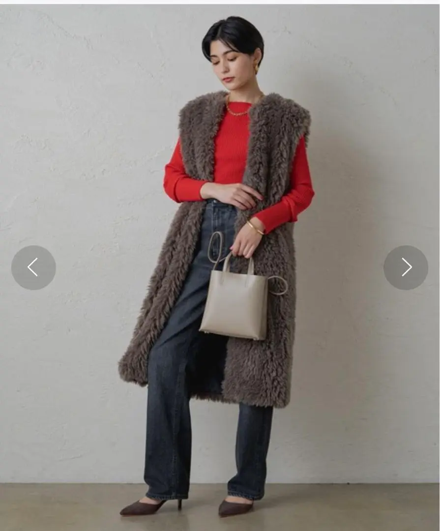 【未使用品】Lounge dress エコファーコート 新品タグ付き 2025年最新】Loungedress レディース 毛皮・ファーコートの人気