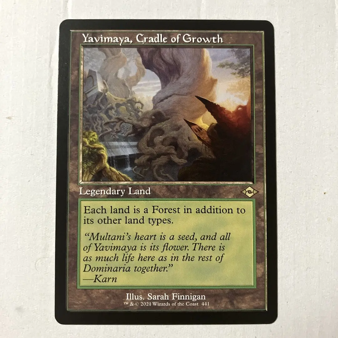 MTG 成長の揺り篭、ヤヴィマヤ 英語版サージfoil サージFOIL】【英】ファンゴルンの森/成長の揺り篭、ヤヴィマヤ
