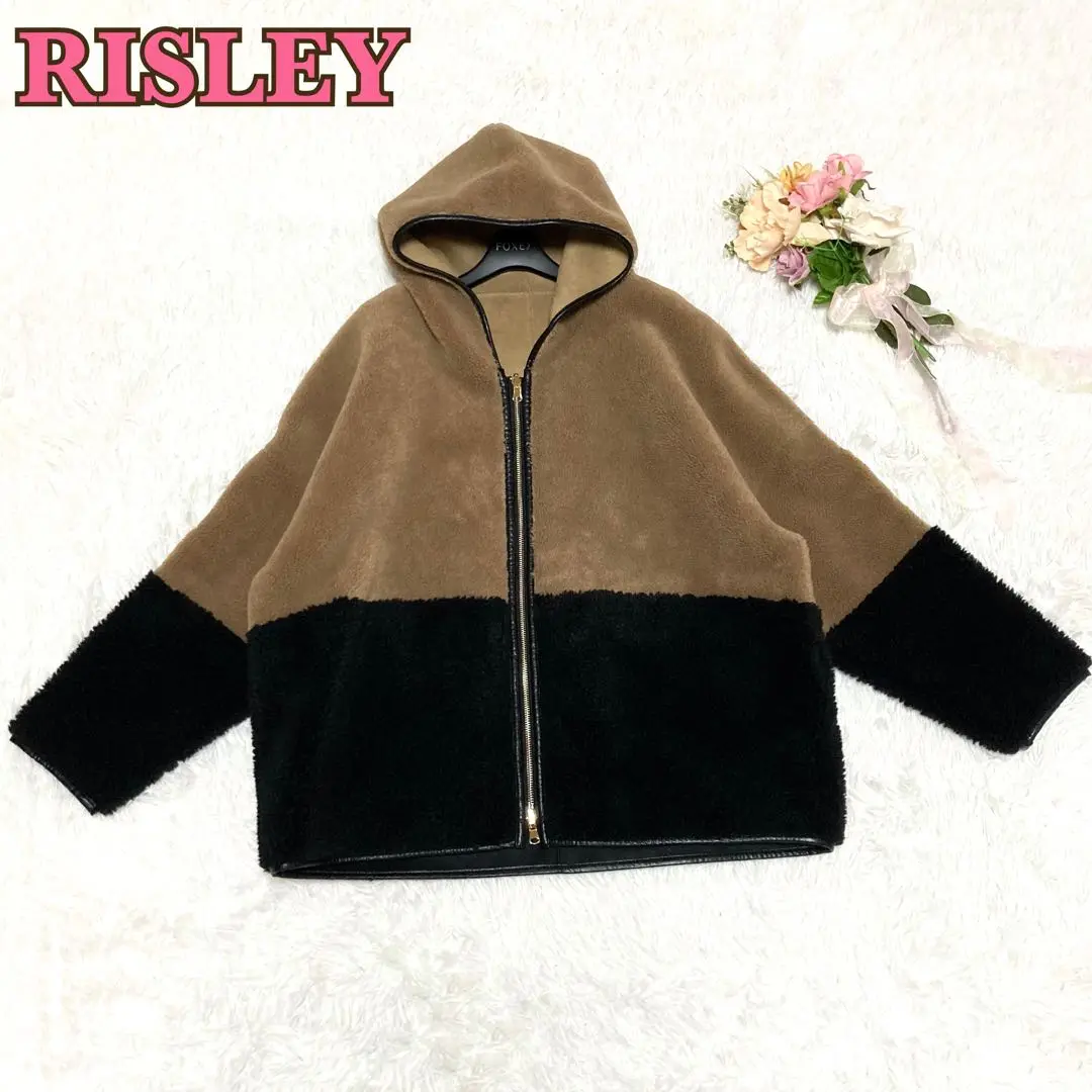GRENCH RISLEY リバーシブルボアベスト新品未使用タグ付‼️ 超美品 Risley（リズレー）の「Risley/リバーシブルボアベスト