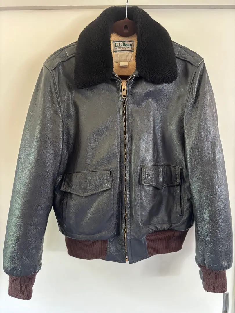 ジャケット・アウター llbean g-1 2025年最新】L.L BEAN レザー G-1の人気アイテム - メルカリ