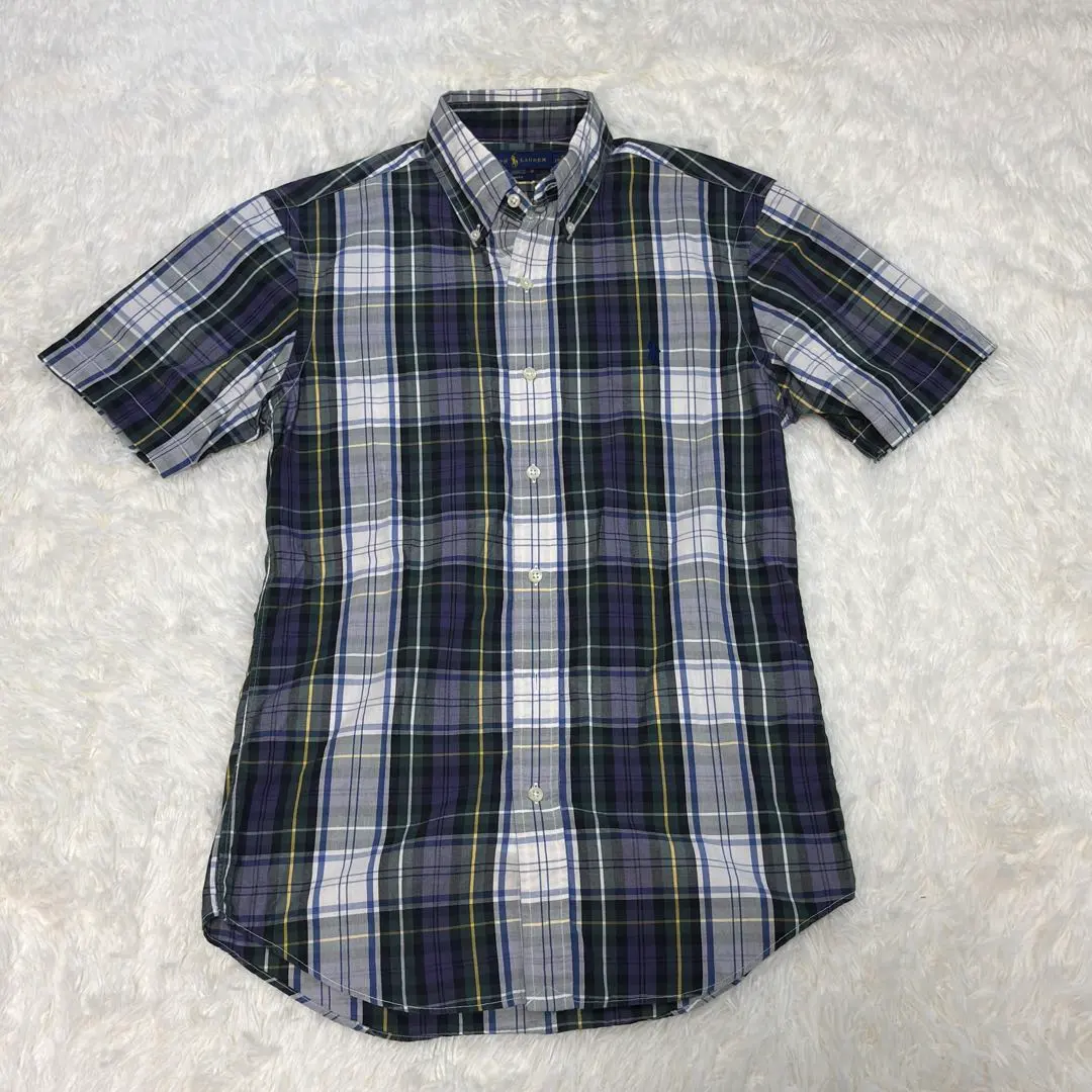 Thumbnail of Ralph Lauren short-sleeved shirt, check shirt, 170