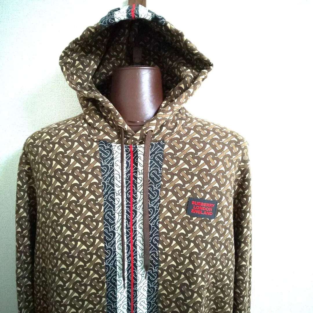 BURBERRY バーバリー TBモノグラム フーディー レッド メンズ レッド（赤）系 Burberry(バーバリー) トップス(メンズ) - 海外