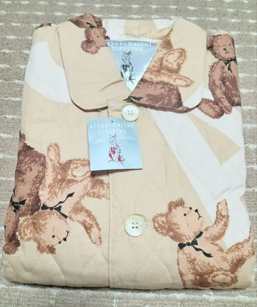 ATSUKI ONISHI SLEEPING サマーパジャマ　ピンク花柄 タグ付き ATSUKI ONISHI パジャマ ルームウェア ピンク 花柄 M