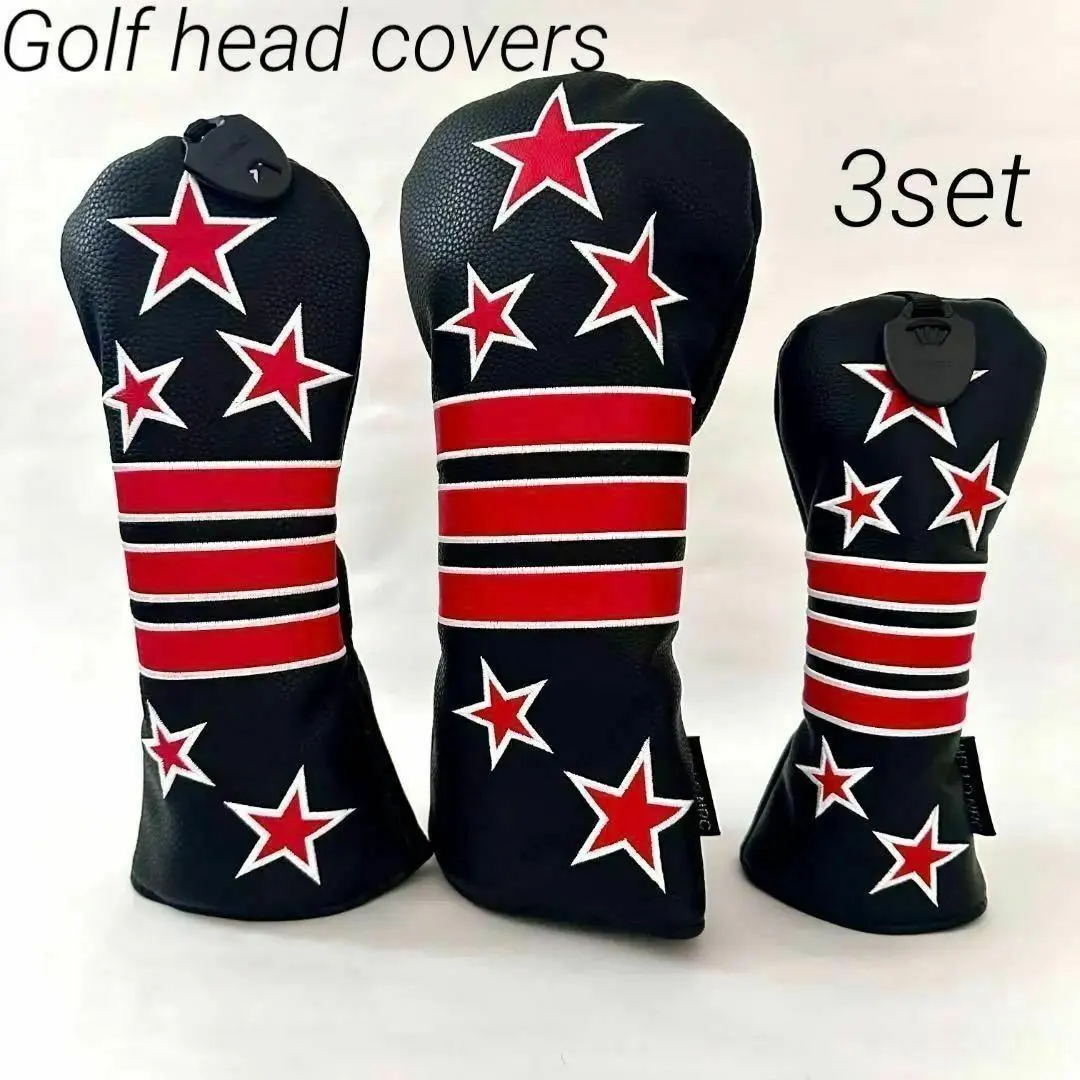 高爾夫球桿頭套組 司機桿 球道木桿 DR FW UT 的縮圖