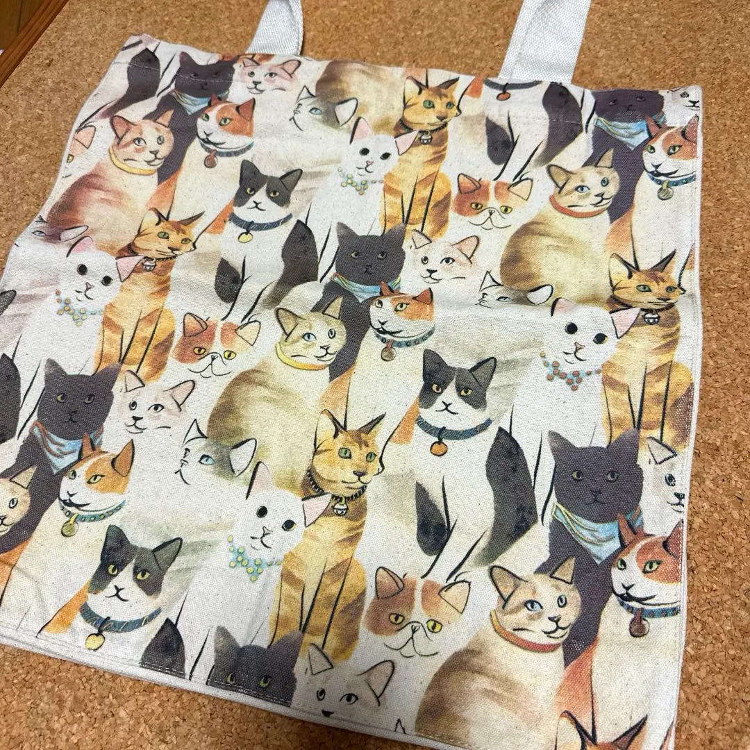 Thumbnail of Cat pattern cat bag cat canvas lunablue Luna Blue