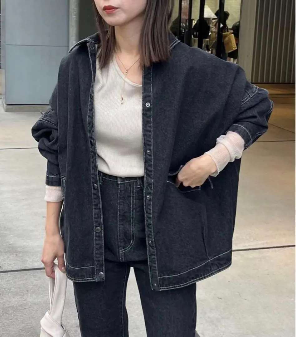 Thumbnail of Capricieux le'mage Denim Coverall Denim Jacket