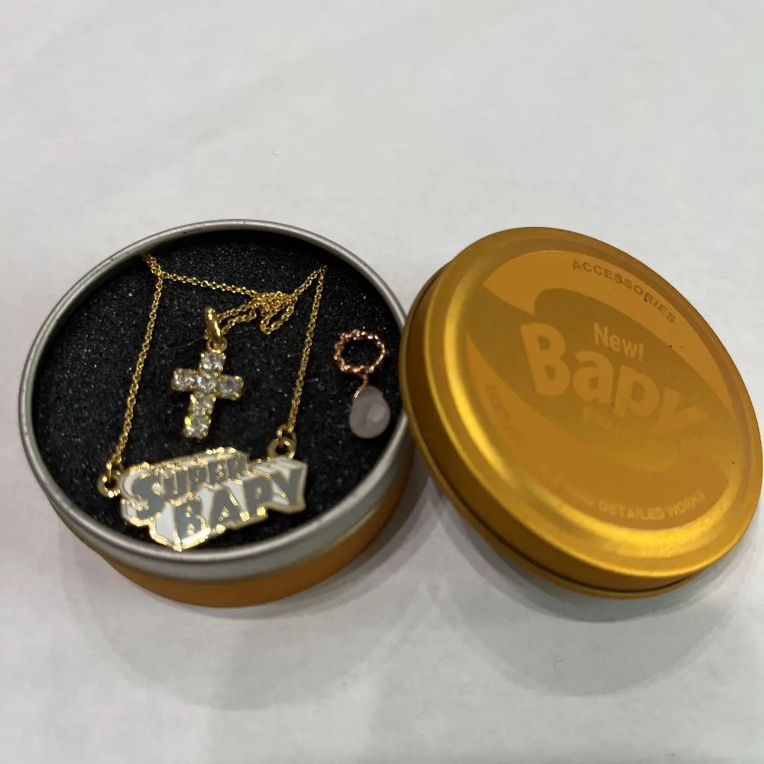 BAPY ベイピー Bapy♡ クロス ネックレス ブレスレット 2点セット 2025年最新】BAPY アクセサリーの人気アイテム - メルカリ