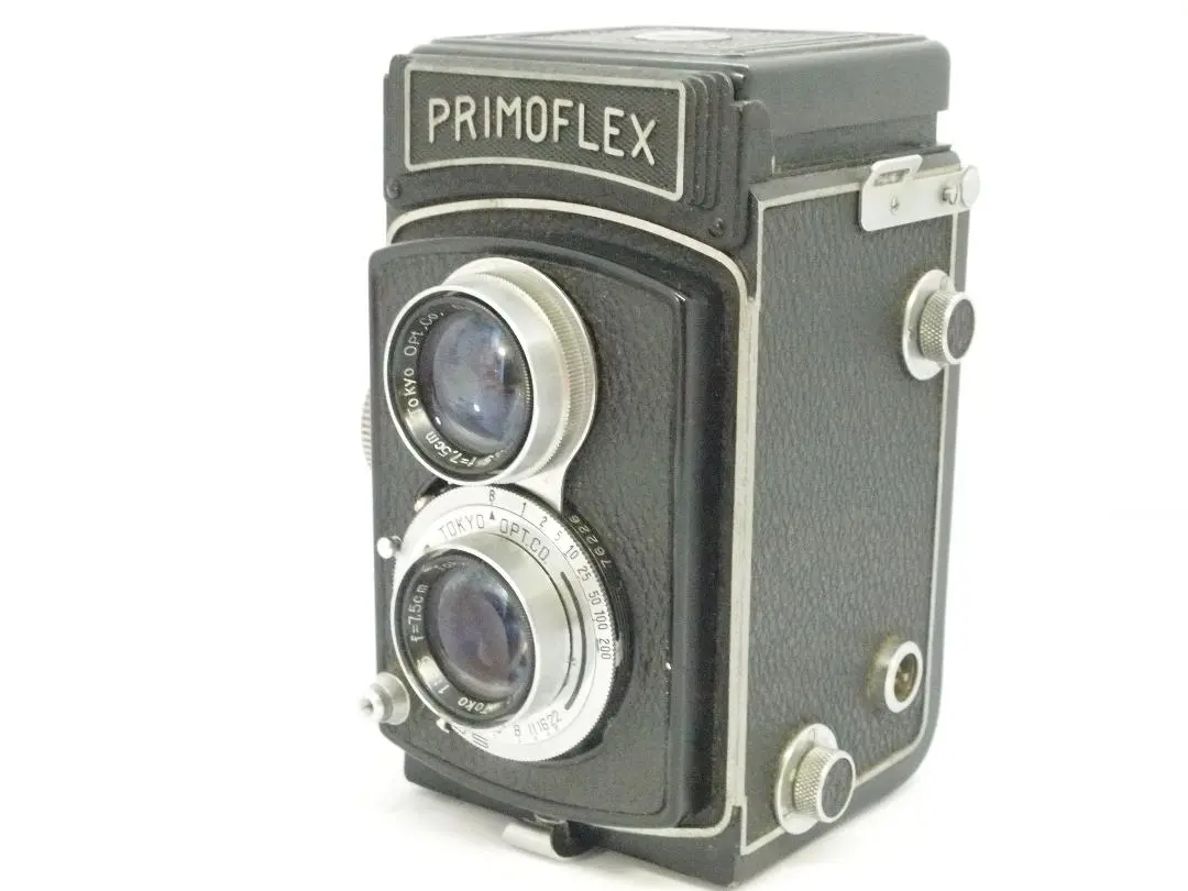 【ジャンク】東京光学トプコン PRIMOFLEX 二眼レフ 75mm f/3.5 TOPCON PRIMOFLEX AUTOMAT toko 7.5cm F3.5 TOKYO KOGAKU