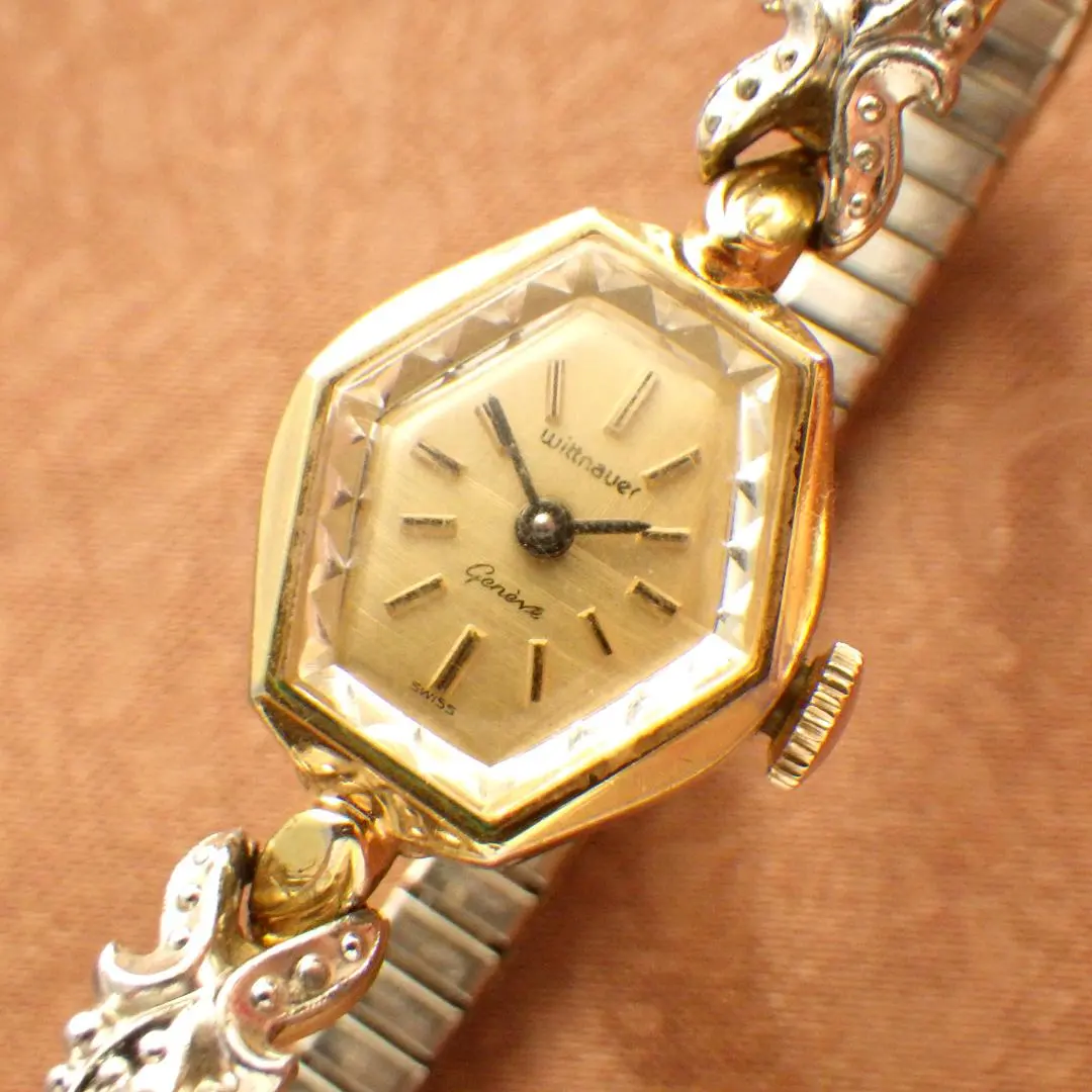 Thumbnail of 1960s Wittnauer Swiss Made Hexagonal Face Vintage Manual Winding Watch