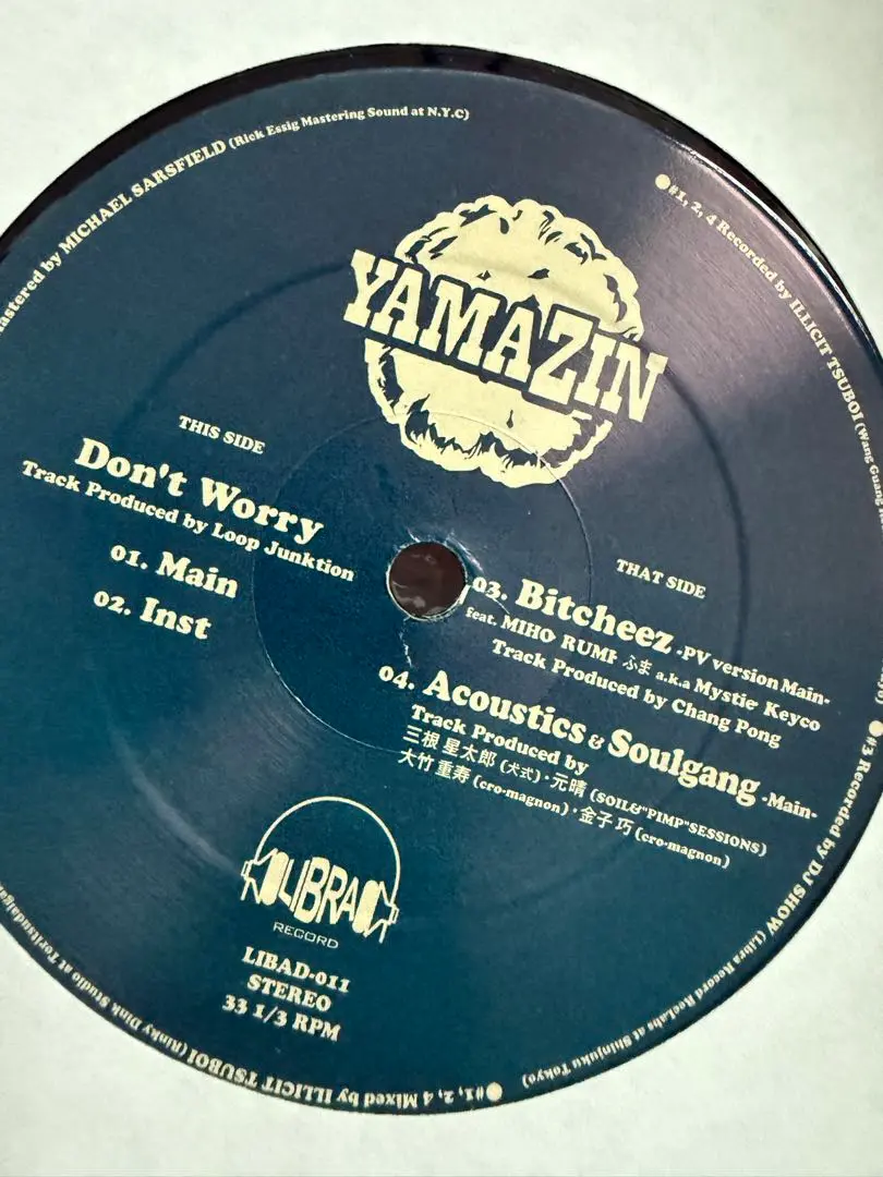 KIMIGAYO \"アナログ2LP\" 山仁 yamazin 日本語ラップ KIMIGAYO 