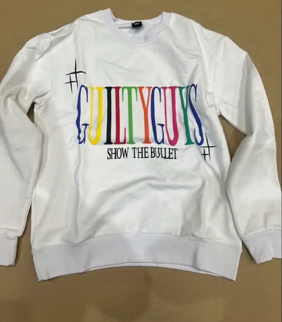 guiltyguys Tシャツ　サイズ　S 白　ロゴ　水色 guiltyguys Tシャツ サイズ S 白 ロゴ 水色 - メルカリ