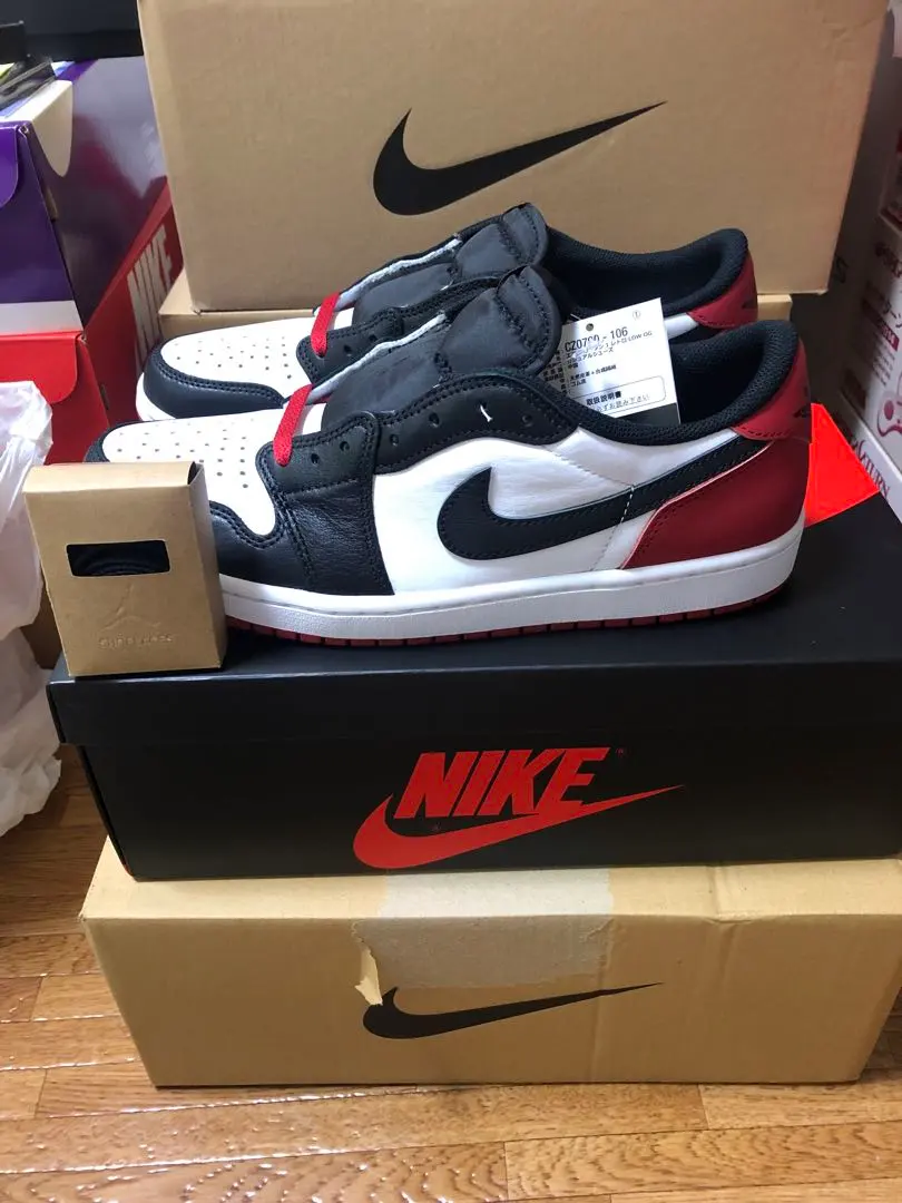 Nike Air Jordan 1 Low 黑頭 28.5 的縮圖
