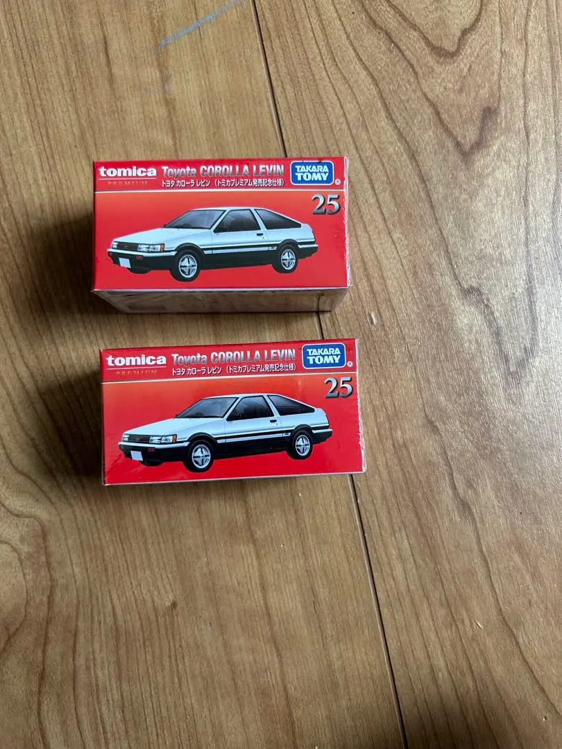 Thumbnail of Tomica 25 Toyota AE86 Black/White Set of 2
