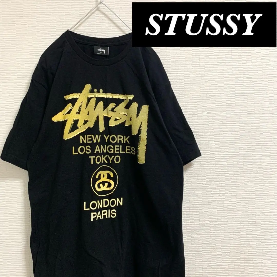 Thumbnail of Extremely Rare OLD STUSSY Chanel Logo T-shirt, Size L Equivalent, Black