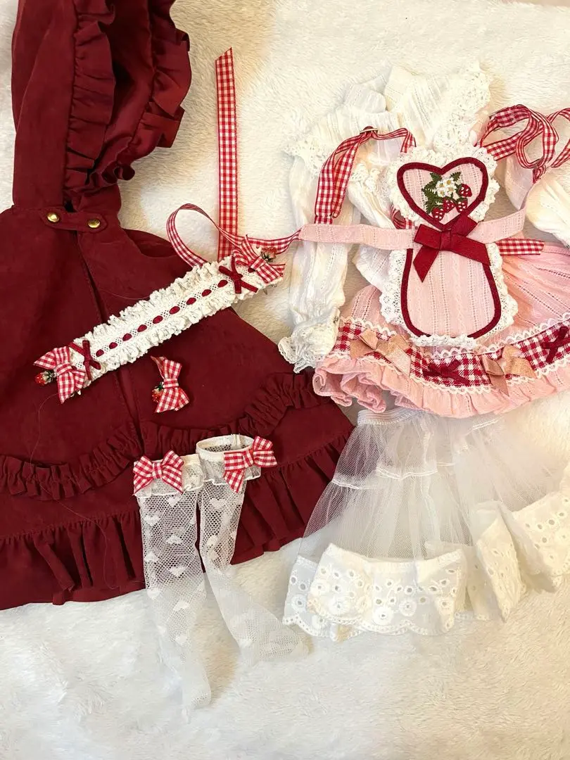 さば　ドール　MSD　MDD 赤ずきん衣装セット　DollHearts 洋服 赤ずきんちゃん BJDドール用衣装セット MDD kumako MSD