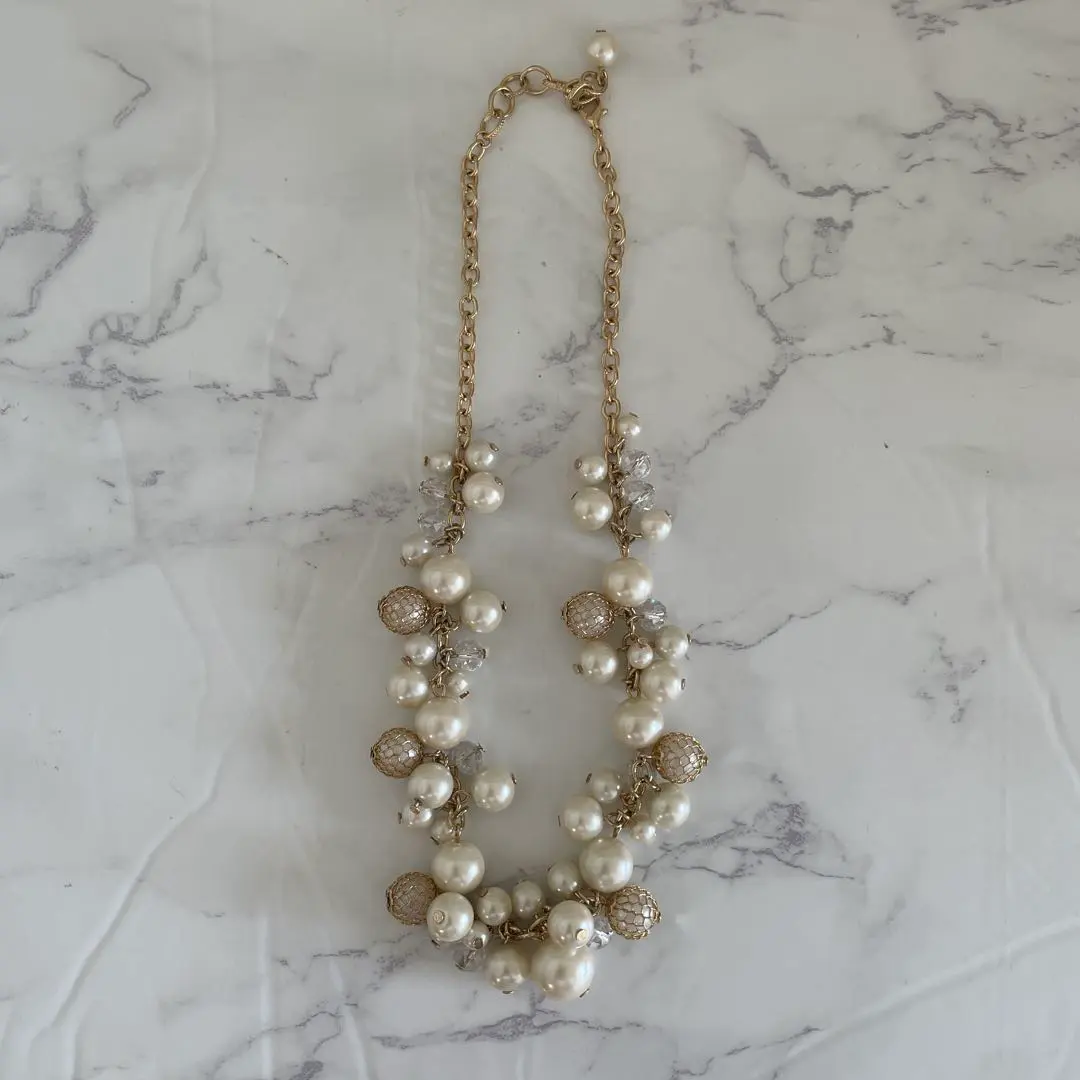 金珍珠項鍊 的縮圖