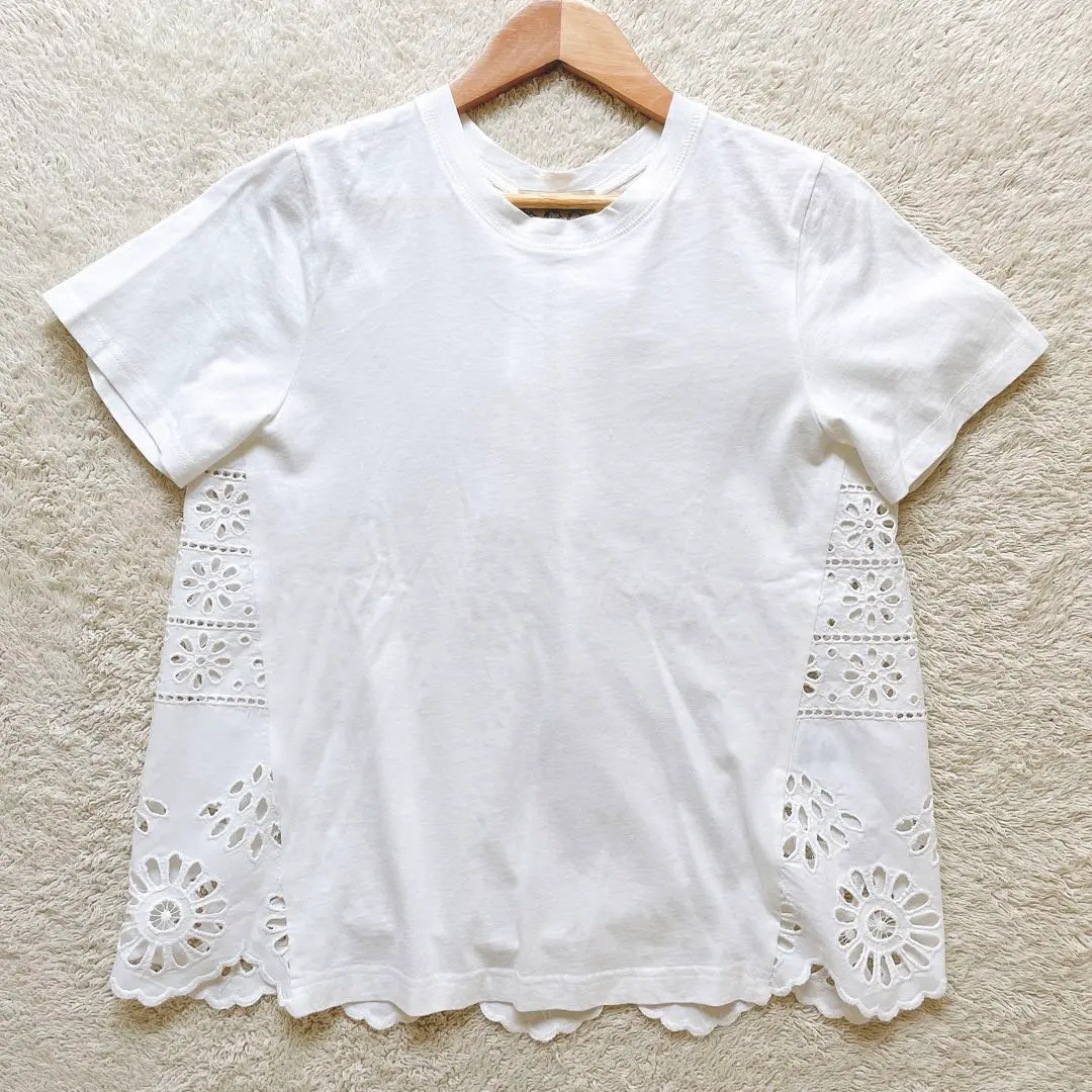 シーニューヨーク　レース付きパフスリーブTシャツ Sea NEW YORK(シーニューヨーク) トップス(レディース) - 海外
