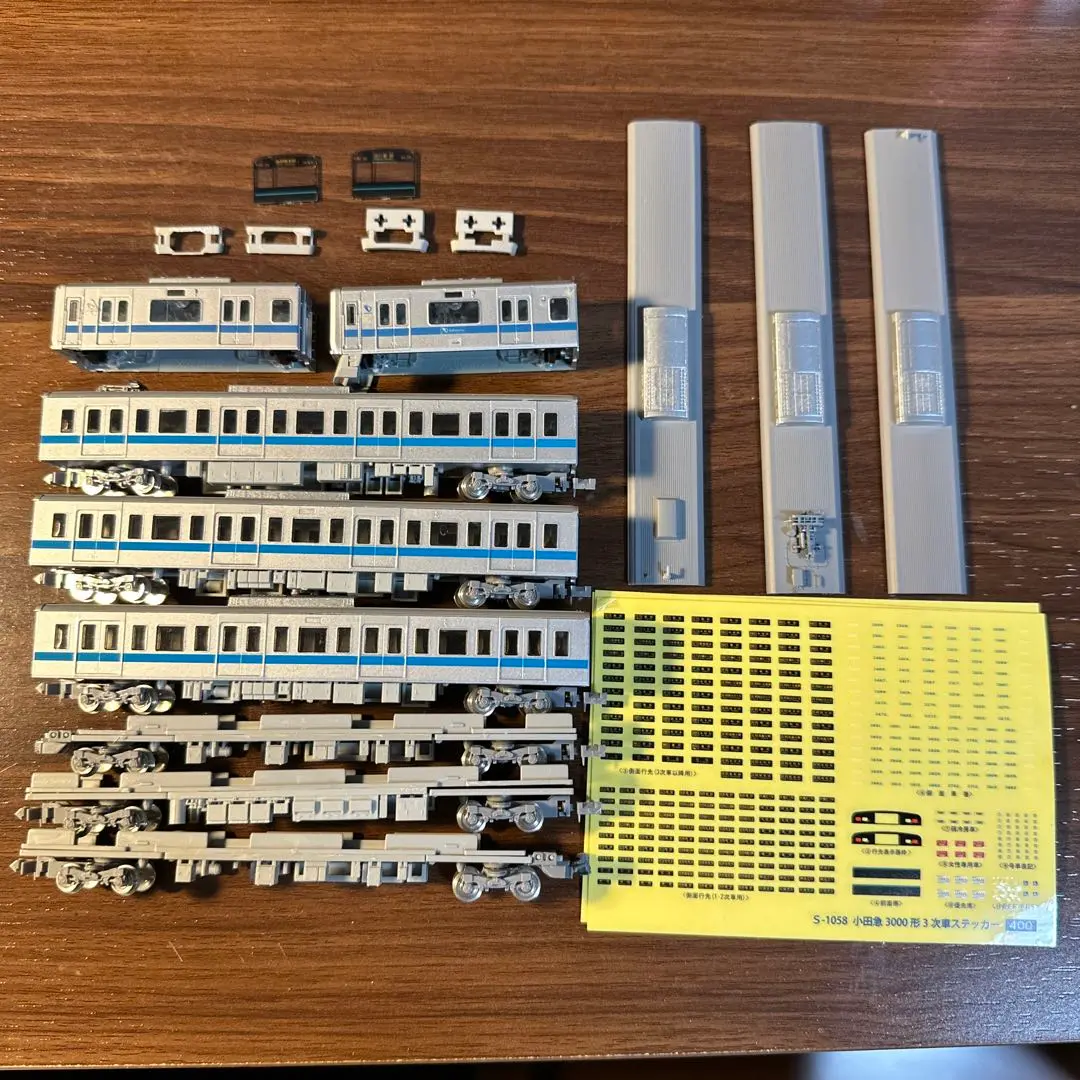 GMクロスポイント 小田急新3000形(2次車)6両未塗装キット 小田急3000形2次車インペリアルブルー帯6両 | 鉄道模型店