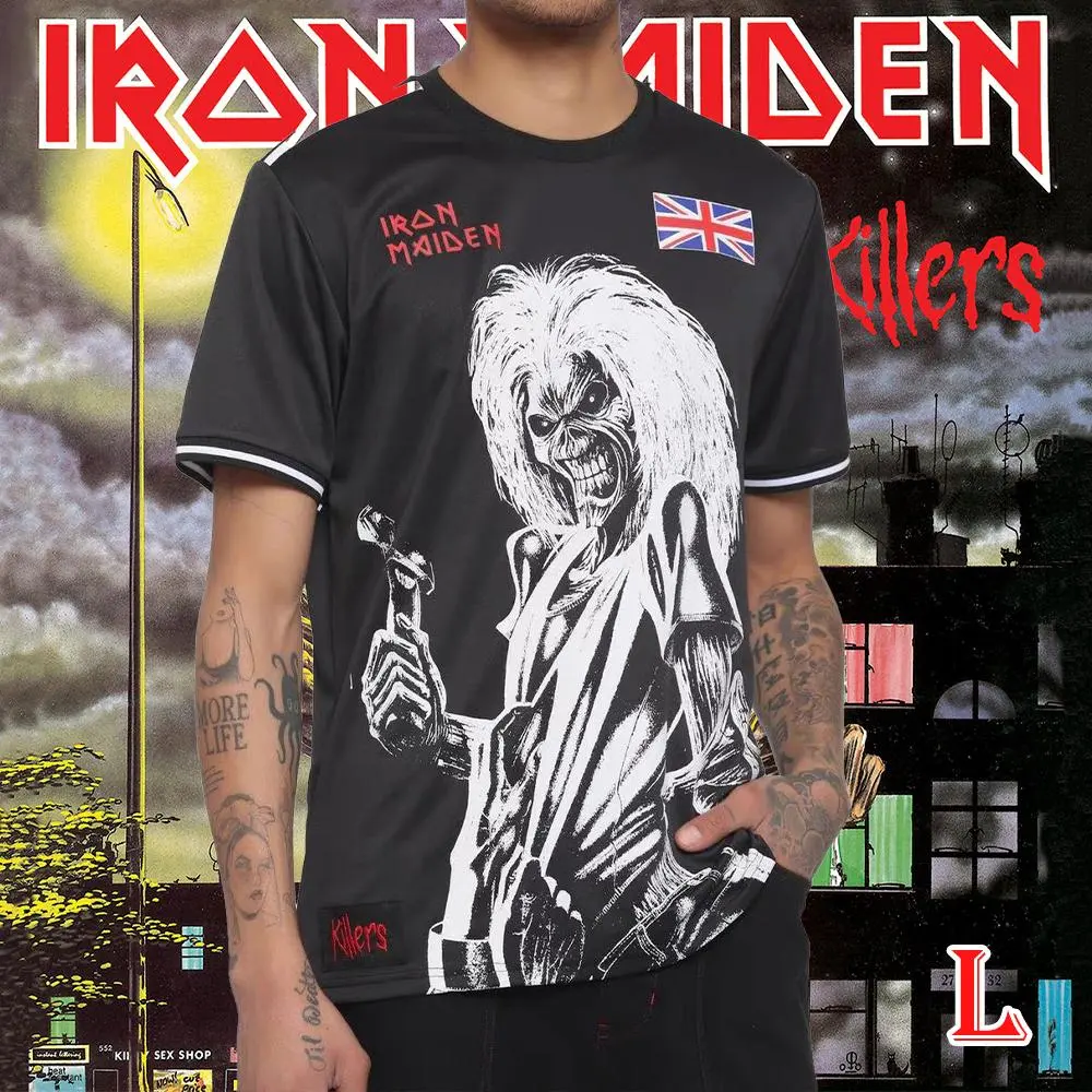 アイアンメイデン サッカーシャツ ユニフォーム 新品 Mサイズ iron maiden アイアンメイデン サッカー ユニフォーム ウエスト