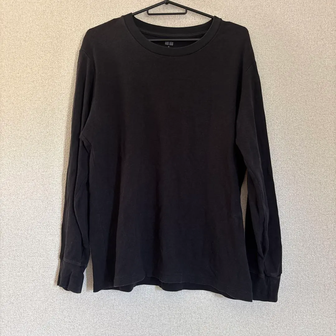 優衣庫 上衣 黑色 男士M 的縮圖
