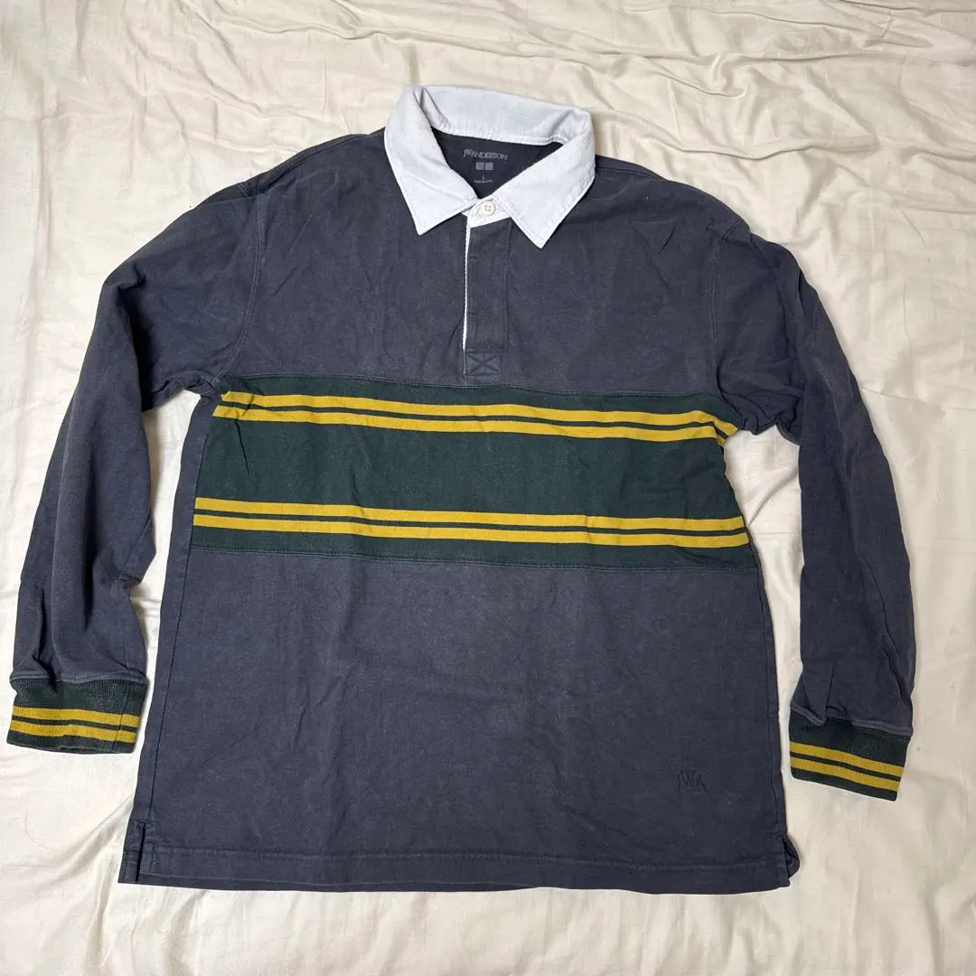 Thumbnail of JW ANDERSON (Uniqlo) Rugby Shirt, L size, Navy