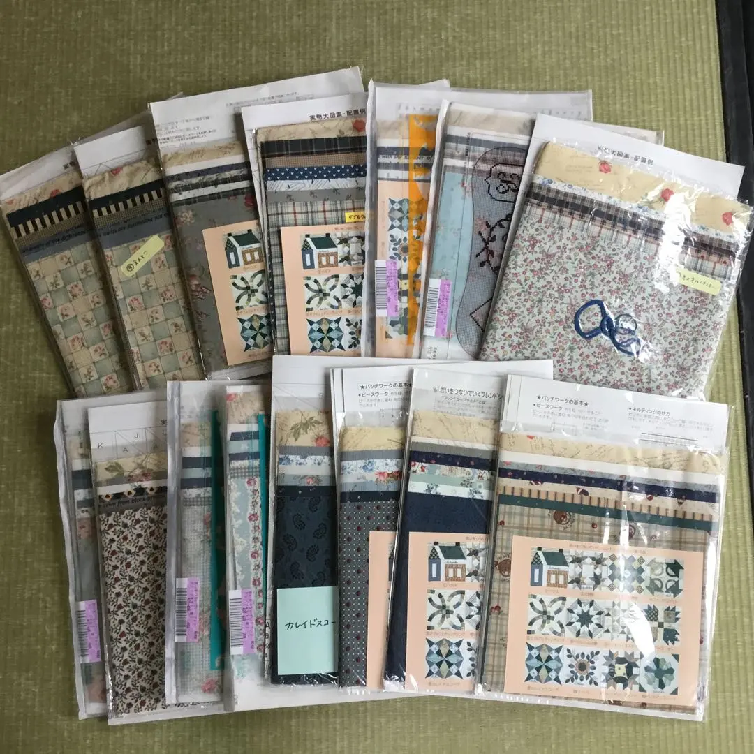 ベアーズポー 【赤と白のキルト】 作成キット 新しいキットと再登場のキット お薦めポイントと裏話など 2019