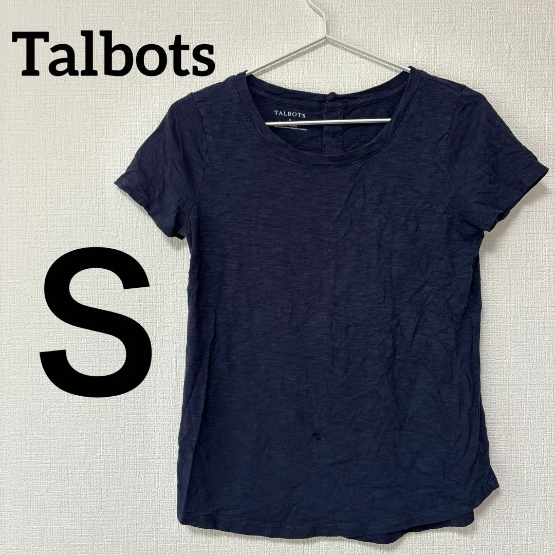 Thumbnail of Great deal! Talbots short-sleeved T-shirt 【S】Dark gray short-sleeved shirt