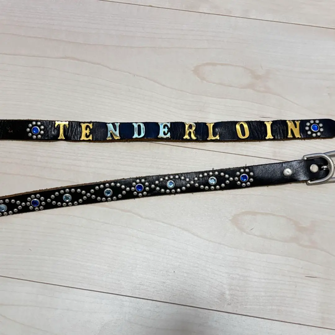 初期　TENDERLOIN×HTC スタッズベルト３２黒 キムタク　着 初期 TENDERLOIN×HTC スタッズベルト32黒 キムタク 着