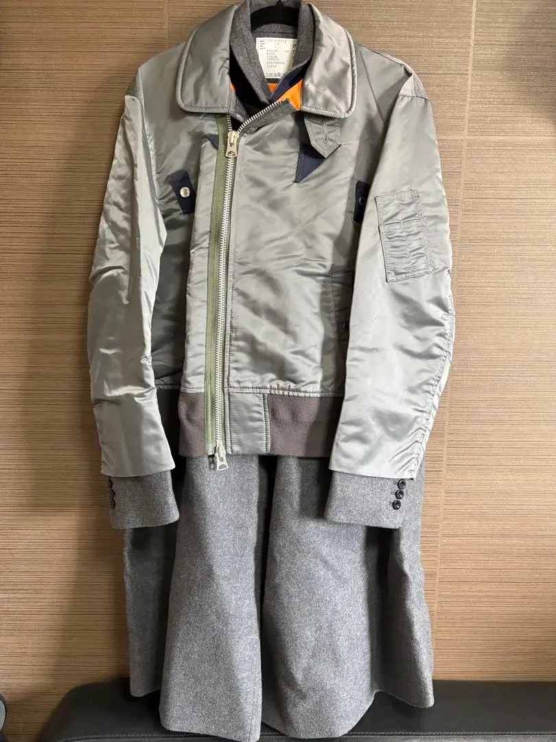 sacai チェスターコート　2024aw sacai（サカイ）チェスターコート 黒 サイズ:3(L位) メンズ