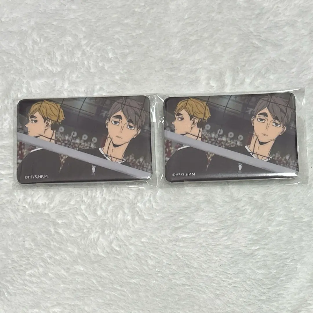 Thumbnail of Haikyu!! TO THE TOP Shikaku Can Badge - Atsumu Miya, Osamu Miya
