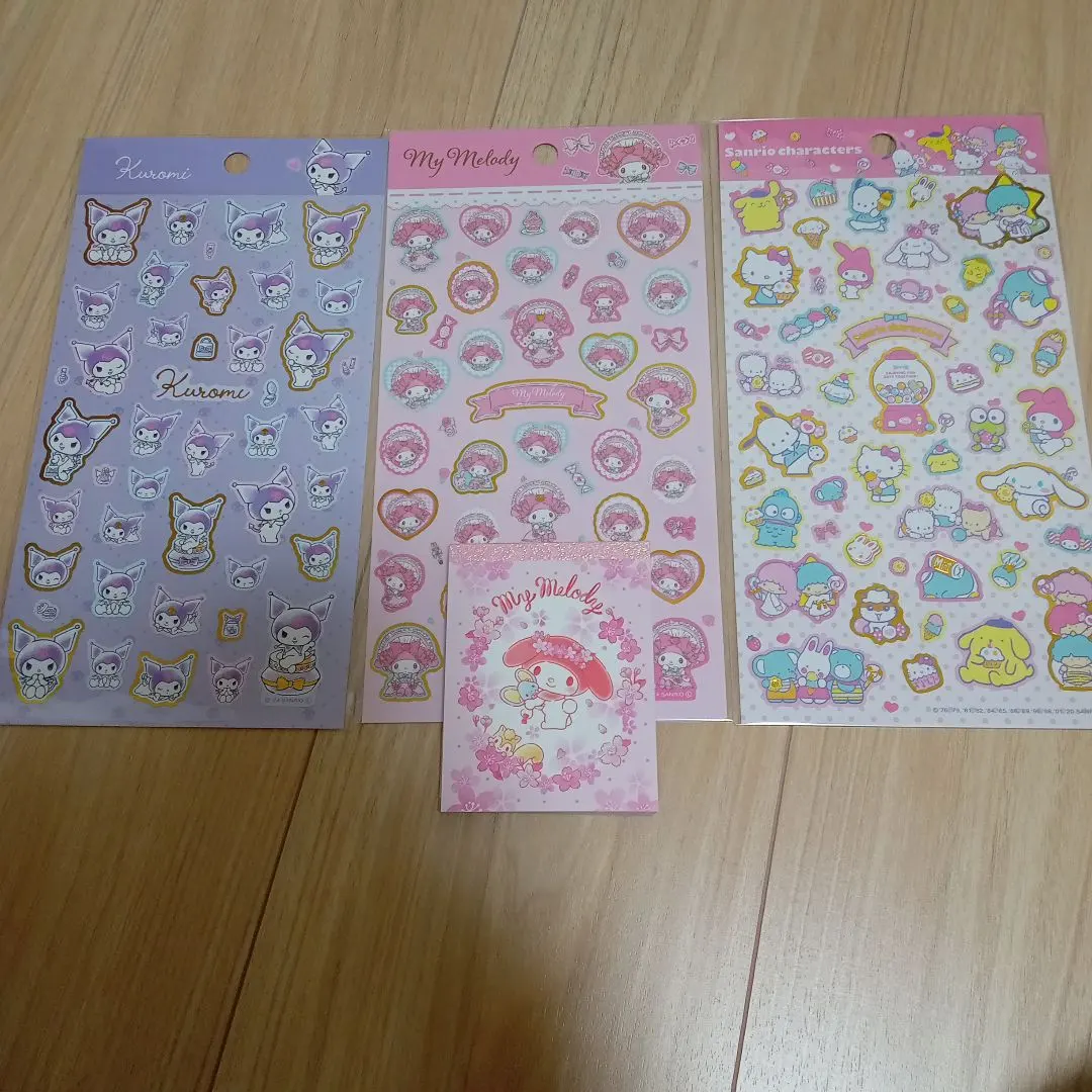 Thumbnail of My Melody Mini Memo Sanrio Seal Kuromi My Melo Sanrio Characters