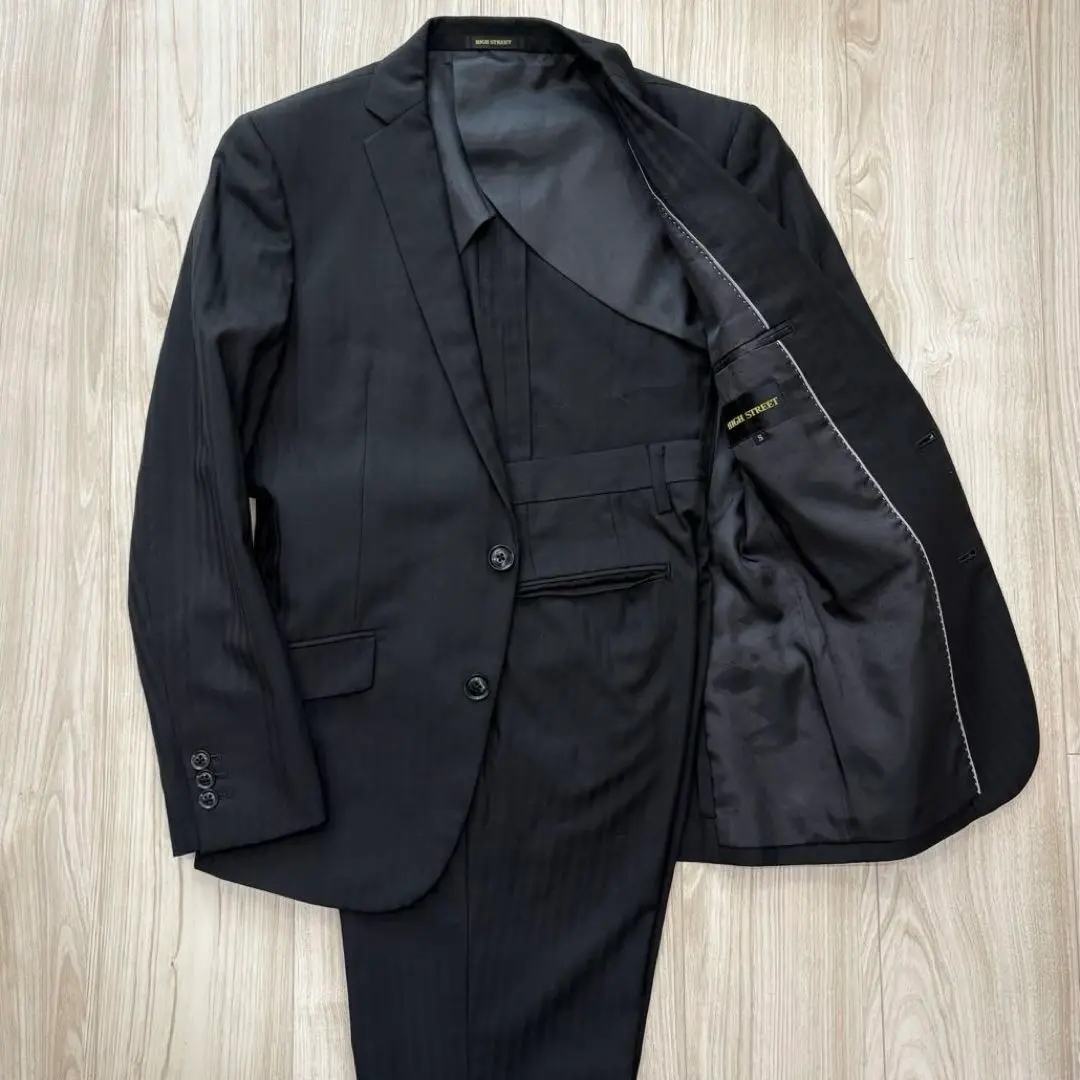 Thumbnail of 【Excellent Condition】HIGH STREET Men's Suit Black S Spring/Autumn Stripe