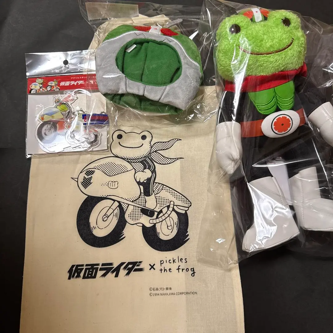 新品未開封 / 仮面ライダー × かえるのピクルス ポージング 骨入りボディ かえるのピクルス pickles home