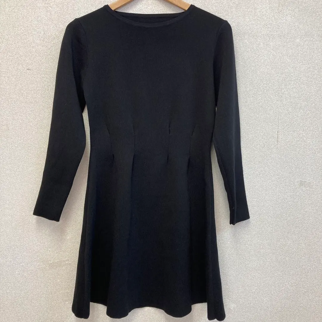 Thumbnail of mailito Knee-length Dress, Long Sleeve, Black, Free Size