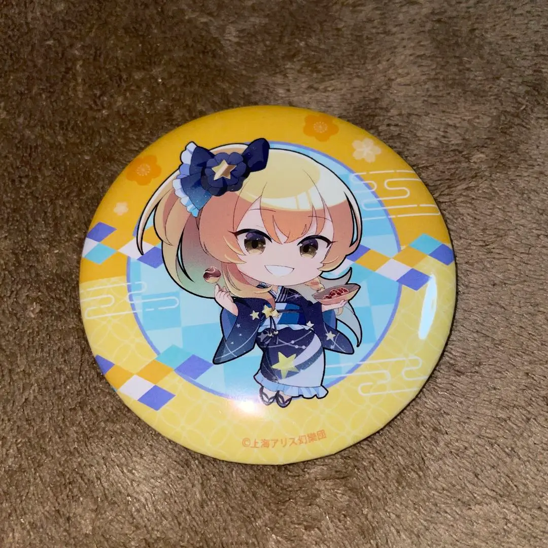 【新品】東方Project　ラッキー缶バッジBOX　霧雨魔理沙 東方Projectラッキー缶バッジBOX vol.2 霧雨魔理沙 直径約7.5
