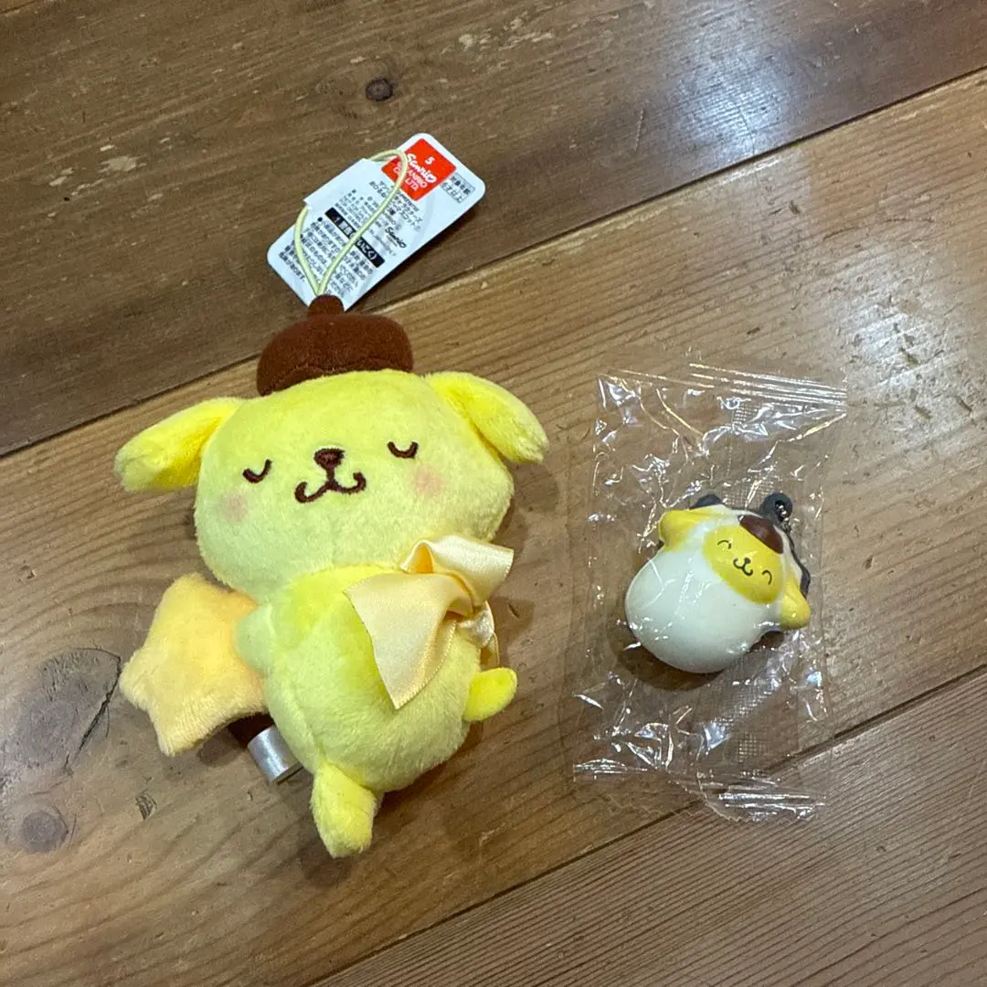 三麗鷗 布丁狗 玩偶 玩偶吊飾 鑰匙圈 套組 的縮圖