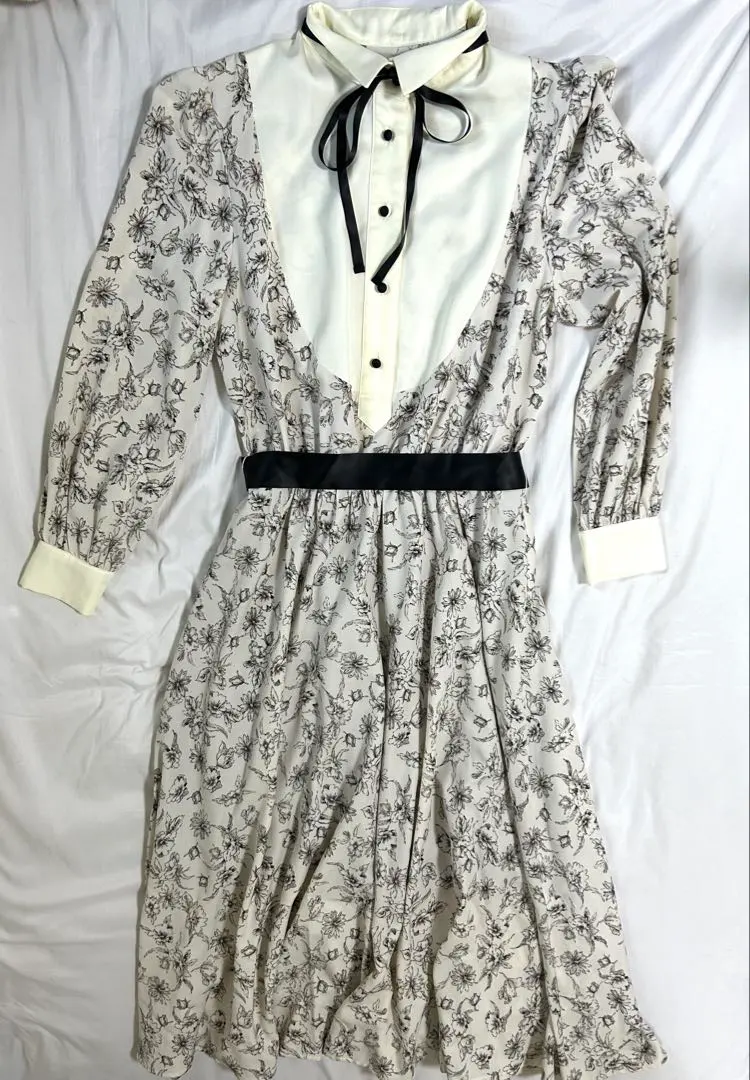 REBECCA boutique 花卉印花長款連衣裙 的縮圖