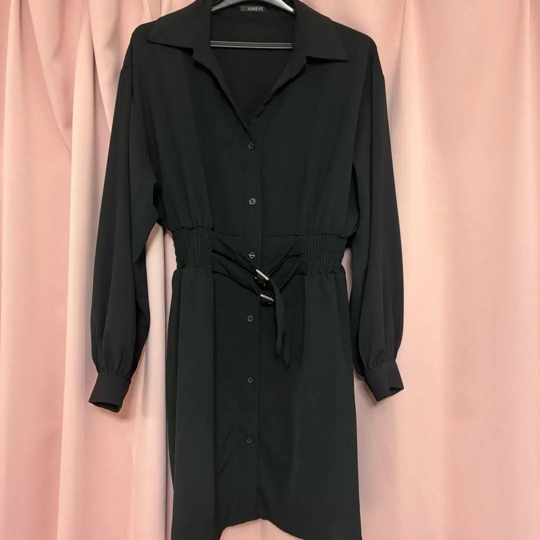 Thumbnail of Avail knee-length dress, black