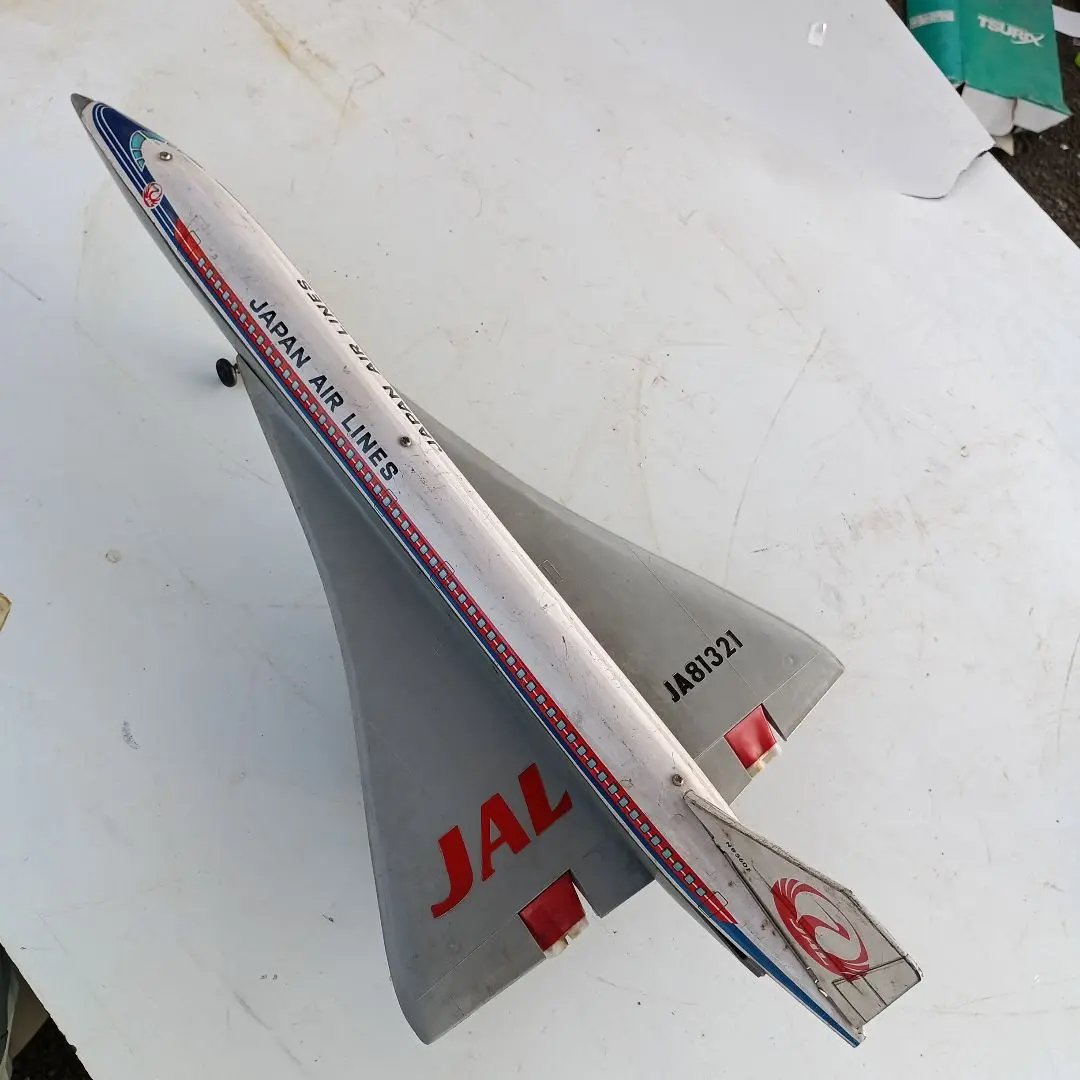 ★ブリキ飛行機　JAL JA207 コンコルド　1960-1970年代当時物 ☆ブリキ飛行機 JAL JA207 コンコルド 1960-1970年代当時物