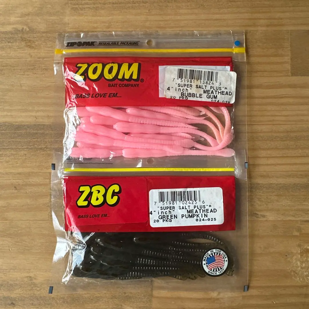 ZBC Zoom ミートヘッド テールワーム デッドリンガー 未使用 大量セット ZBC Zoom ミートヘッド テールワーム デッドリンガー 未使用