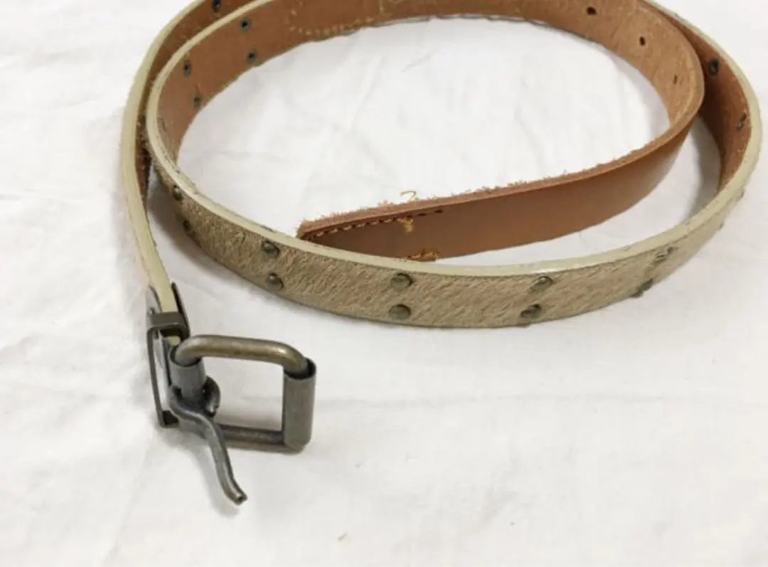 kolor カラー 21aw ダブルバックルベルト 楽天市場】【中古】KOLOR 21AW ダブルバックルレザーベルト