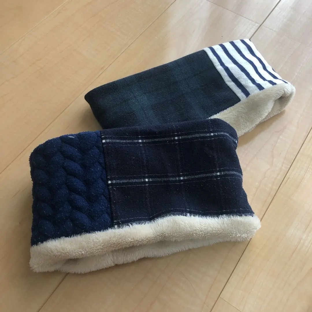 手工製作 頸部保暖套 2 件組 的縮圖