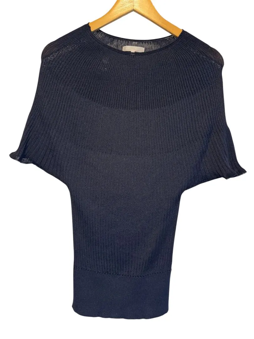 Thumbnail of Comme ça mature Rib Knit Sweater, Navy