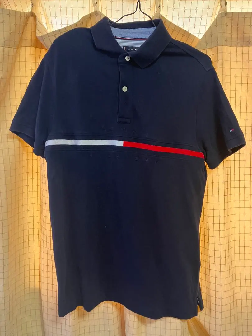 Thumbnail of TOMMY HILFIGER Navy Polo Shirt XS