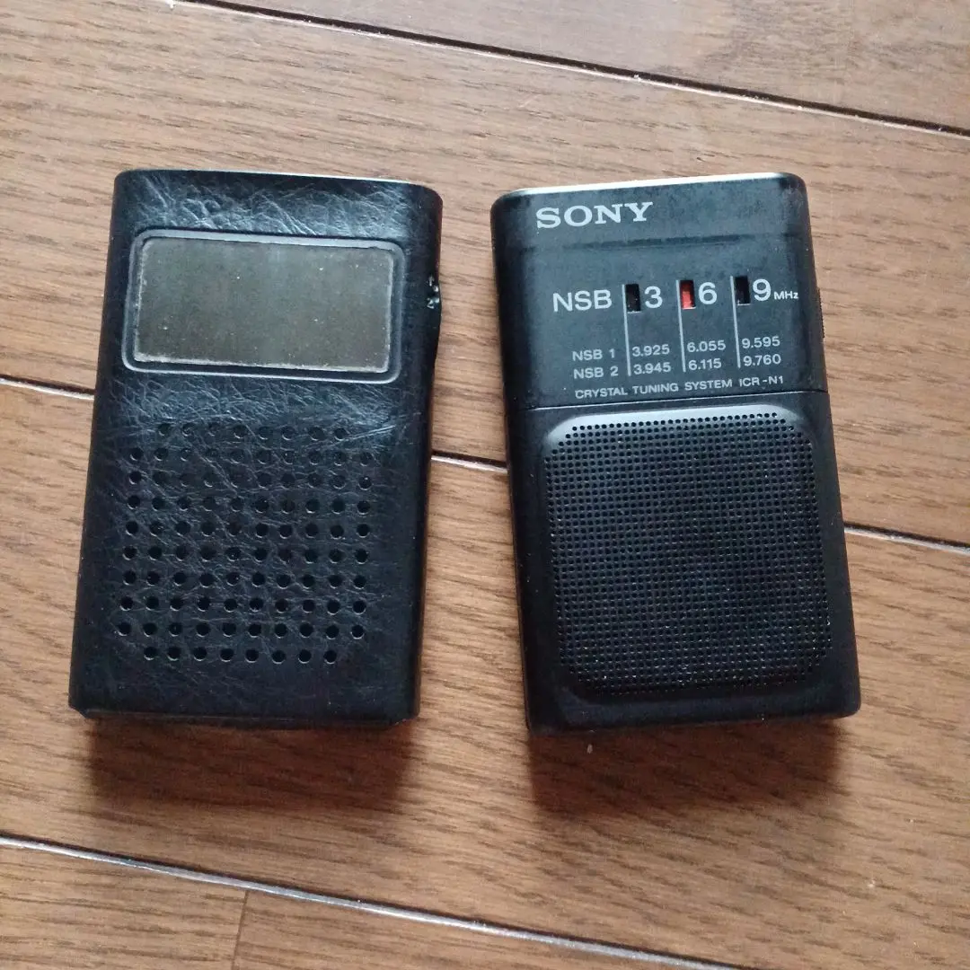 SONY ICR-N1 短波ラジオ 2個　ケース 1個 Amazon.co.jp: SONY ラジオNIKKEI /MWポケッタブルラジオ ICR-N1