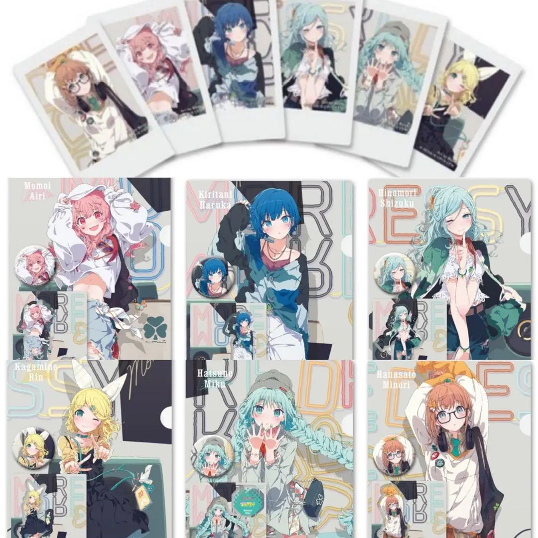 桐谷遥 花里みのり  ZOZOTOWN アクスタ  クリアファイル 缶バッチ ZOZOTOWN コラボ プロセカ グッズセット アクリルスタンド 缶