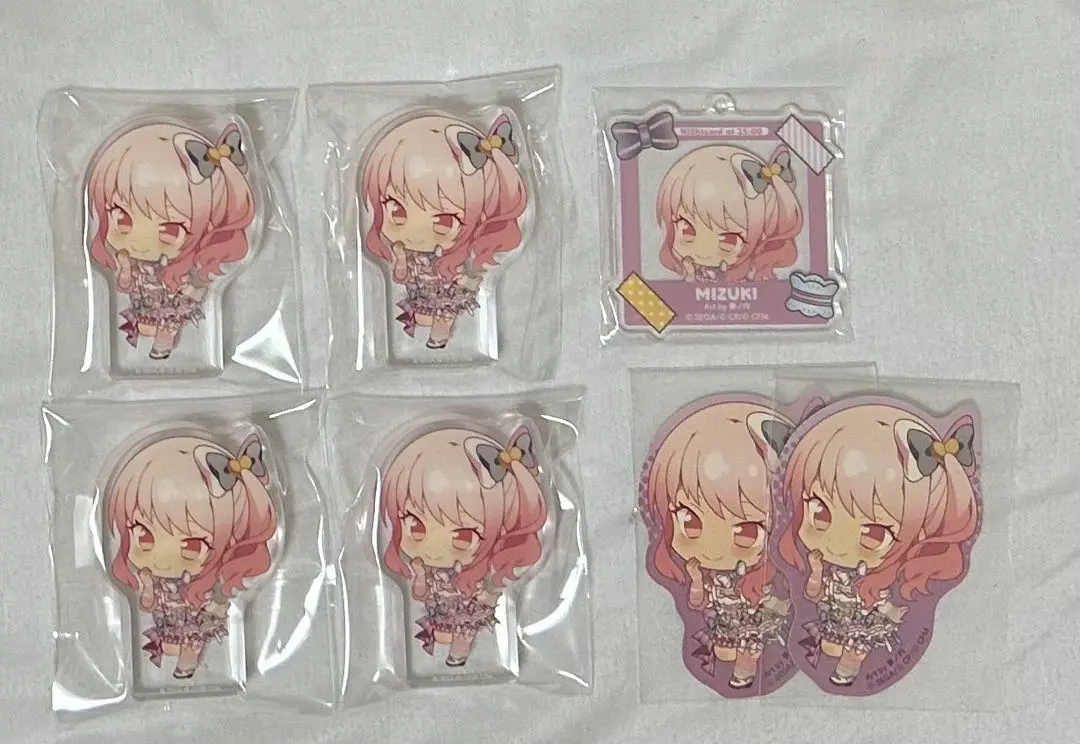 Thumbnail of Project Sekai, Mizuki Akiyama, Korotto acrylic keychains, stickers