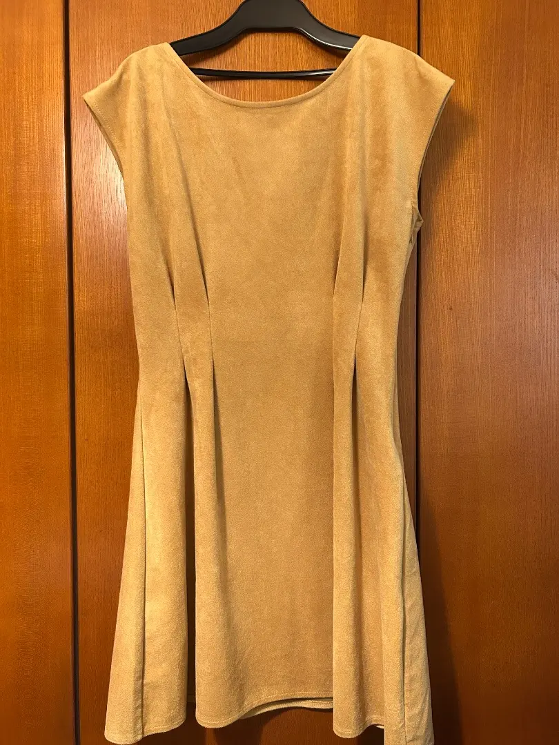 Thumbnail of New ROYAL PARTY suede yellow flare tunic