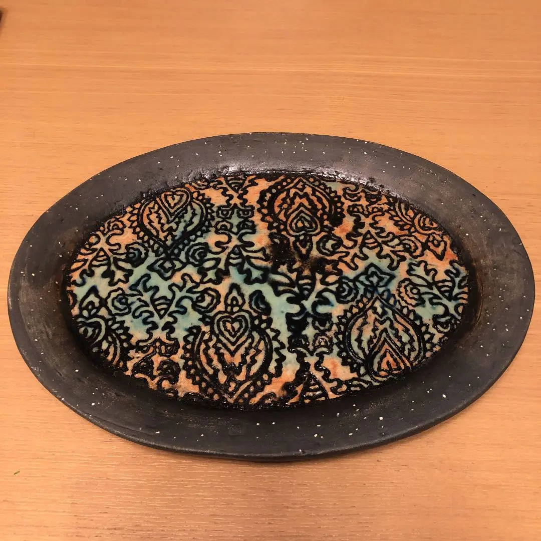美品 紺野乃芙子 やちむん角皿 2枚 18cm Amazon.co.jp: 紺野乃芙子 KONNO NOBUKO 陶器 作家 陶芸 沖縄